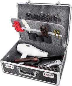 Beautycase / Beautykoffer Zilver Kleur - Functioneel - Aluminium Mobiel - Alle Beautygereedschappen- Kapper - Tattoo - Nagel - Visagie - Make-up - Cosmetica - Schmink - Beauty Case / Beauty Koffer Portable 9 Beautycase / Beautykoffer Zilver Kleur - Functioneel - Aluminium Mobiel - Alle Beautygereedschappen- Kapper - Tattoo - Nagel - Visagie - Make-up - Cosmetica - Schmink - Beauty Case / Beauty Koffer Portable -Cosmetische Kortingen Winkel 1008x1200 3