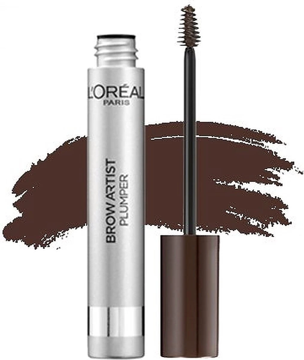 L'Oréal Brow Artist Plumper Wenkbrauw Mascara - Medium/Dark 3 L'Oréal Brow Artist Plumper Wenkbrauw Mascara - Medium/Dark
