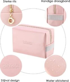 Behave Make Up Tasje - Etui - Organizer - Toilettas - Roze - 16,5 X 7 X 12 Cm - 1,5 L -Cosmetische Kortingen Winkel 1022x1200 9