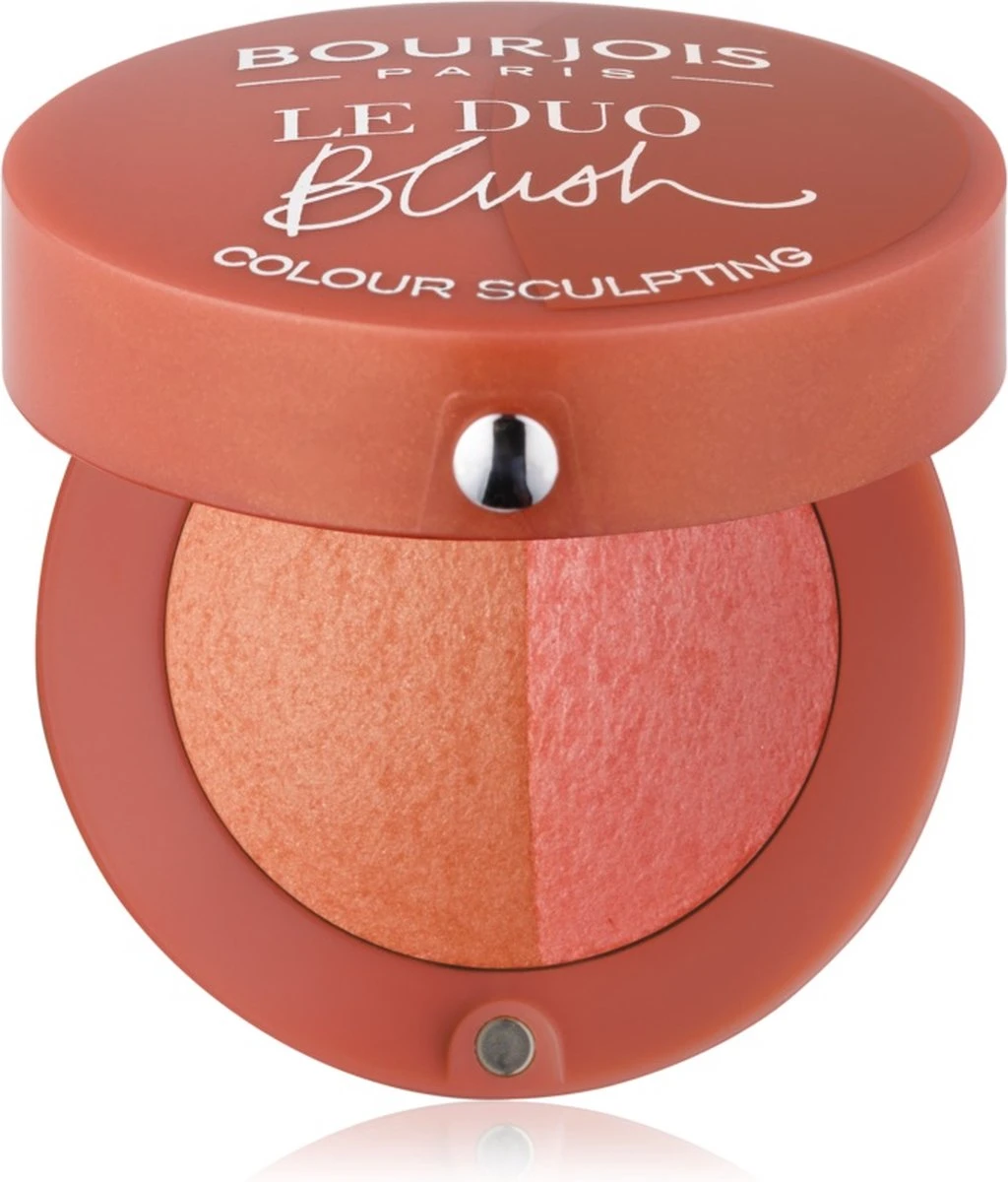 Bourjois Le Duo Blush Sculpt Blush - 02 Roméo Et Pachette 11 Bourjois Le Duo Blush Sculpt Blush - 02 Roméo Et Pachette - Afbeelding 9