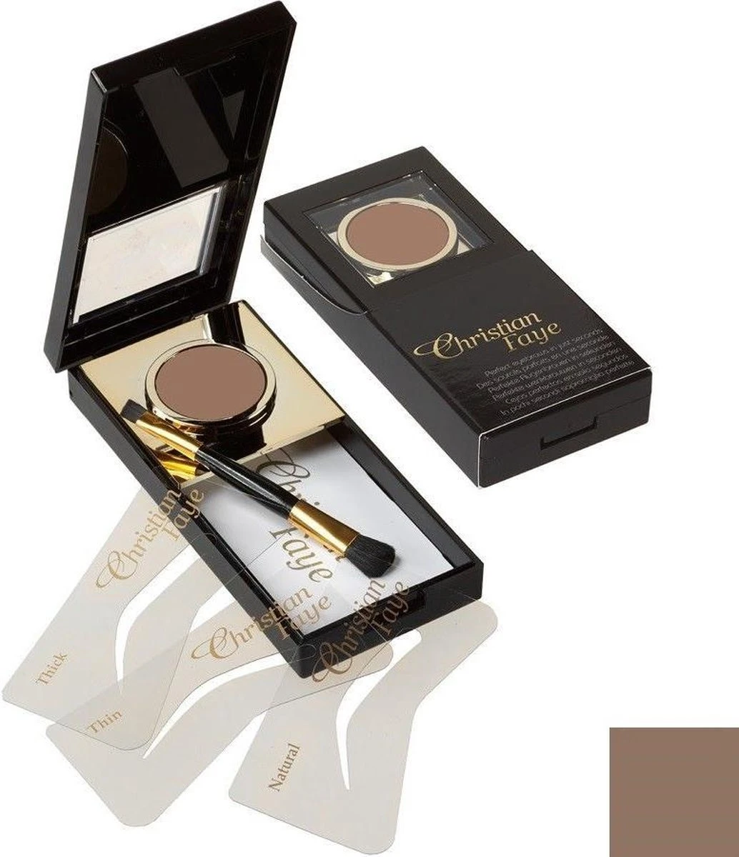 Christian Faye Irid Brown - Bruin - Wenkbrauwpoeder 5 Christian Faye Irid Brown - Bruin - Wenkbrauwpoeder - Afbeelding 3