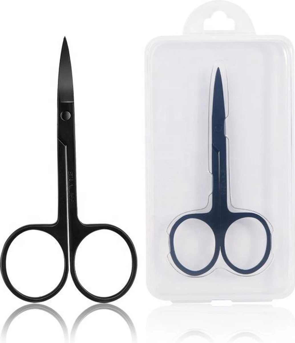 Medies - Professionele Schaar Voor Wenkbrauwen | Wenkbrauw Schaartje | Wenkbrauwschaar | Wenkbrauw Schaar | Gebogen Schaar| Schaar Voor Baard | Wenkbrauw Trimmer | Baardschaar - RVS - Zwart 3 Medies - Professionele Schaar Voor Wenkbrauwen | Wenkbrauw Schaartje | Wenkbrauwschaar | Wenkbrauw Schaar | Gebogen Schaar| Schaar Voor Baard | Wenkbrauw Trimmer | Baardschaar - RVS - Zwart