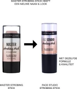 Maybelline Master Studio Strobing Highlighter Stick - 100 Light -Cosmetische Kortingen Winkel 1037x1200 3