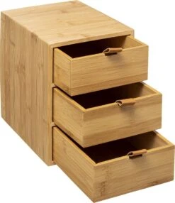 Five® Bamboe Bakjes Met 2 Lades - Hout - Duurzaam - 2 Lades (25 X 14,5 X 20) 10 Five® Bamboe Bakjes Met 2 Lades - Hout - Duurzaam - 2 Lades (25 X 14,5 X 20) -Cosmetische Kortingen Winkel 1038x1200 9