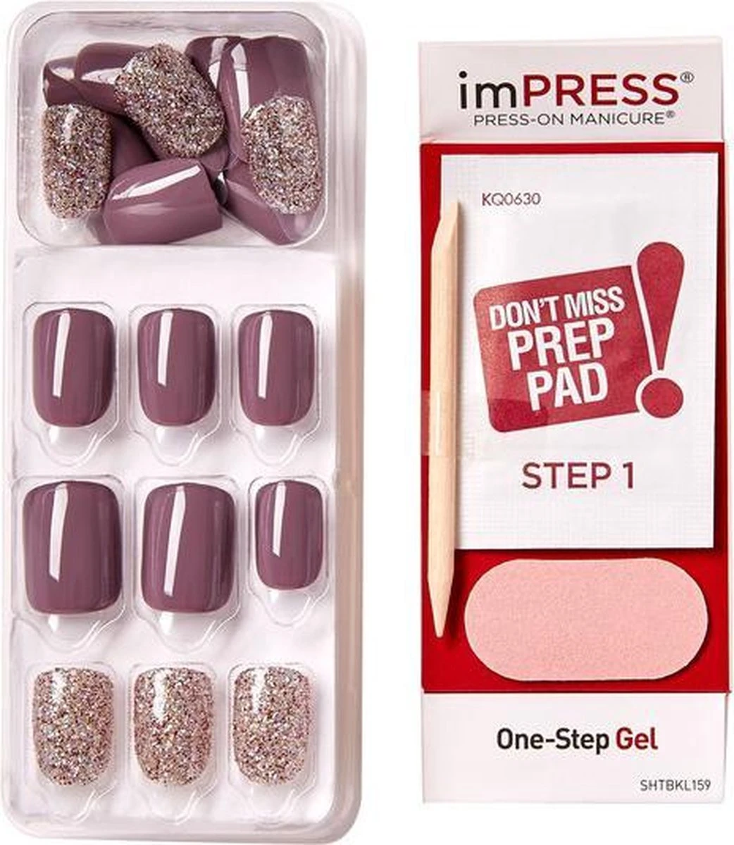 Kiss ImPRESS Press-on Manicure So Unexpected- Kunstnagels - Nagels - Press On Nails - Plaknagels - Nepnagels - 30 Stuks - Beste Kwaliteit 4 Kiss ImPRESS Press-on Manicure So Unexpected- Kunstnagels - Nagels - Press On Nails - Plaknagels - Nepnagels - 30 Stuks - Beste Kwaliteit - Afbeelding 2