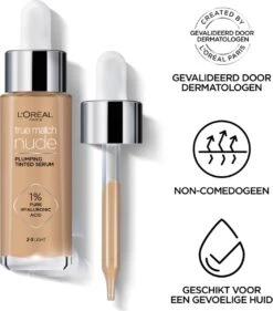 L'Oréal Paris True Match Tinted Serum FOundation - 7-8 Tan Deep - 30ml -Cosmetische Kortingen Winkel 1053x1200