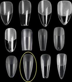 Royala 110 - Waterdrop Binnen En Buiten Full Frosted - Full Cover - Nageltips - Nepnagels - Plaknagels - In Assortimentsbox - 120 Stuks 12 Maten - Voor Gellak Acrylnagellak En PolyGel Nagels - Royala Frosted Tips Line -Cosmetische Kortingen Winkel 1058x1200 5