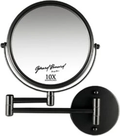 Make-up Wandspiegel Knikarm Mat Zwart - 10x Vergroting 20cmØ -Cosmetische Kortingen Winkel 1061x1200 9