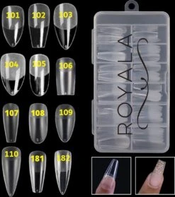 Royala 182 - Waterdrop Half Frosted - Full Cover - Nageltips - Nepnagels - Plaknagels - In Assortimentsbox - 120 Stuks 12 Maten - Voor Gellak Acrylnagellak En PolyGel Nagels - Royala Frosted Tips Line 10 Royala 182 - Waterdrop Half Frosted - Full Cover - Nageltips - Nepnagels - Plaknagels - In Assortimentsbox - 120 Stuks 12 Maten - Voor Gellak Acrylnagellak En PolyGel Nagels - Royala Frosted Tips Line -Cosmetische Kortingen Winkel 1063x1200 10