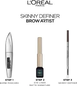 L’Oréal Paris Brow Artist Skinny Definer Wenkbrauwpotlood - 101 Blonde - Ultradun -Cosmetische Kortingen Winkel 1064x1200 4