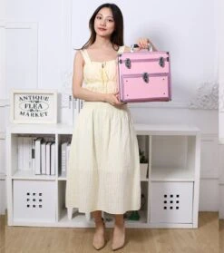 Nagel Beautycase / Beautykoffer Roze Kleur - Kapper - Tattoo - Nagel - Visagie - Make-up - Cosmetica - Schmink - Beauty Case / Beauty Koffer -Cosmetische Kortingen Winkel 1064x1200 9