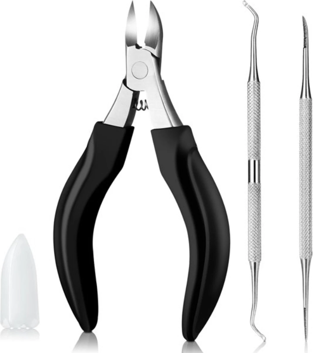 Nageltang Incl. Vijl En Ingegroeide Teennagel Lifter- Nagelknipper - Teennagelknipper - Nagelschaar - Ingegroeide Teennagels - Dikke Nagels - Nagelknipper Set - Pedicure Set 3 Nageltang Incl. Vijl En Ingegroeide Teennagel Lifter- Nagelknipper - Teennagelknipper - Nagelschaar - Ingegroeide Teennagels - Dikke Nagels - Nagelknipper Set - Pedicure Set