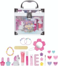 Casuelle Make-up Koffer Unicorn Meisjes Acryl Transparant 24-delig -Cosmetische Kortingen Winkel 1070x1200 8