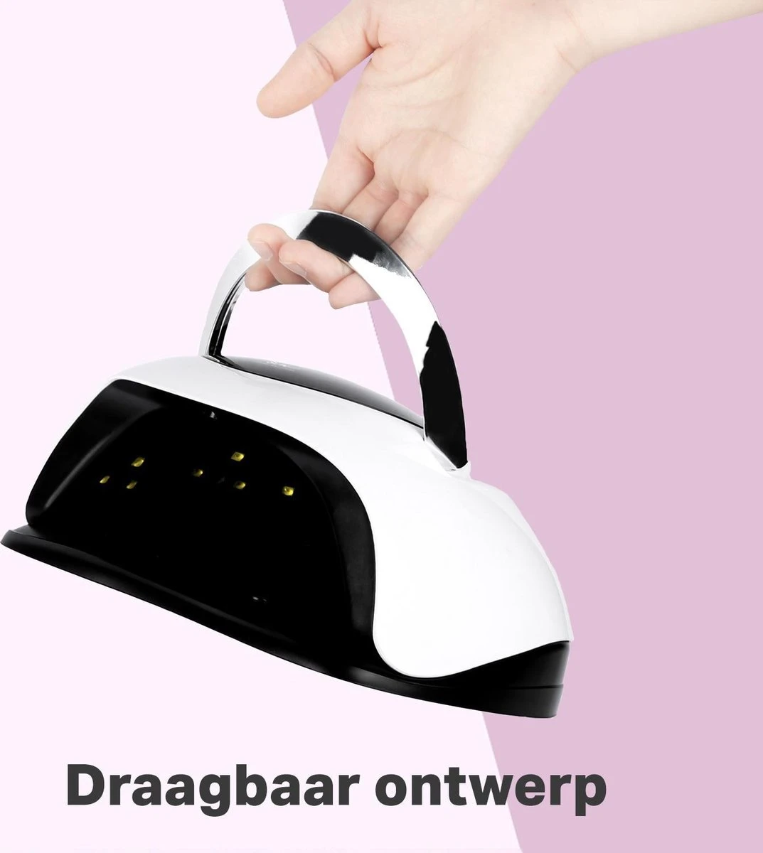 Vivid Green UV Lamp Gelnagels - Led Nagellamp - Gellak Nagel Lamp - Nageldroger - Naggellak Droger - Nagels - 120W 5 Vivid Green UV Lamp Gelnagels - Led Nagellamp - Gellak Nagel Lamp - Nageldroger - Naggellak Droger - Nagels - 120W - Afbeelding 3