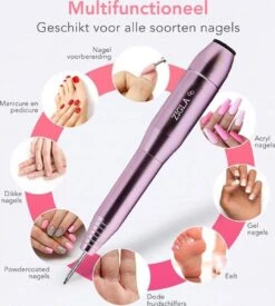 Zigla – Elektrische Nagelvijl - Nagelfrees- Manicure En Pedicure Set - 6 Schuurrolletjes - 11 Opzetstukken - Rosé/Goud - Vernieuwd 17 Zigla – Elektrische Nagelvijl - Nagelfrees- Manicure En Pedicure Set - 6 Schuurrolletjes - 11 Opzetstukken - Rosé/Goud - Vernieuwd -Cosmetische Kortingen Winkel 1076x1200 6