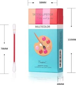 Bellive Tattoo Lipstick Red - Lipstick Dames - Tiktok - Lippenstift Wattenstaafje 20 Stuks - Lipstick Set - Waterproof Lipstick - Lippenstift Langhoudend - Long Lasting Lip Gloss - Multicolor -Cosmetische Kortingen Winkel 1078x1200 3