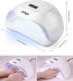Adge - 54W LED Nageldroger Voor Gelnagels - Geschikt Voor ALLE Nagel Gellak - 36 LEDs - Met Timer -Cosmetische Kortingen Winkel 1080x1200 5