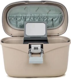 Decent Beautycase Dames / Reiskoffer - Hardcase - Sportivo - Beige -Cosmetische Kortingen Winkel 1080x1200 7