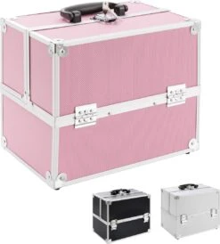 AREBOS Cosmeticakoffer Beauty Case Multikoffer 15 L Roze 25 AREBOS Cosmeticakoffer Beauty Case Multikoffer 15 L Roze -Cosmetische Kortingen Winkel 1083x1200 6