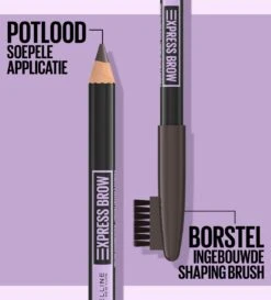 Maybelline New York - Express Brow Shaping Pencil - 05 Deep Brown - Bruin Wenkbrauwpotlood En Borstel 11 Maybelline New York - Express Brow Shaping Pencil - 05 Deep Brown - Bruin Wenkbrauwpotlood En Borstel -Cosmetische Kortingen Winkel 1086x1200 3
