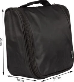 TravelSky Reis Toilettas Met Haak Travel Etui Organizer Voor Toiletartikelen Kamperen & Reizen Accessoires – Geschikt Voor Dames En Heren – Zwart -Cosmetische Kortingen Winkel 1092x1200 4