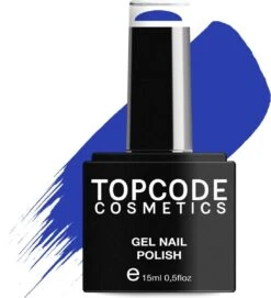 Blauwe Gellak Van TOPCODE Cosmetics - Ultramarine Blue - #TCBL02 - 15 Ml - Gel Nagellak Nagellak Blauw Gellak Blauw Gellac