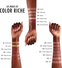 L’Oréal Paris Make-Up Designer Color Riche Satin Lipstick - 231 Sepia Silk - Nude - Verzorgende Lippenstift Met Arganolie Voor Een Comfortabel Gevoel - 4,54 Gr -Cosmetische Kortingen Winkel 1095x1200 3