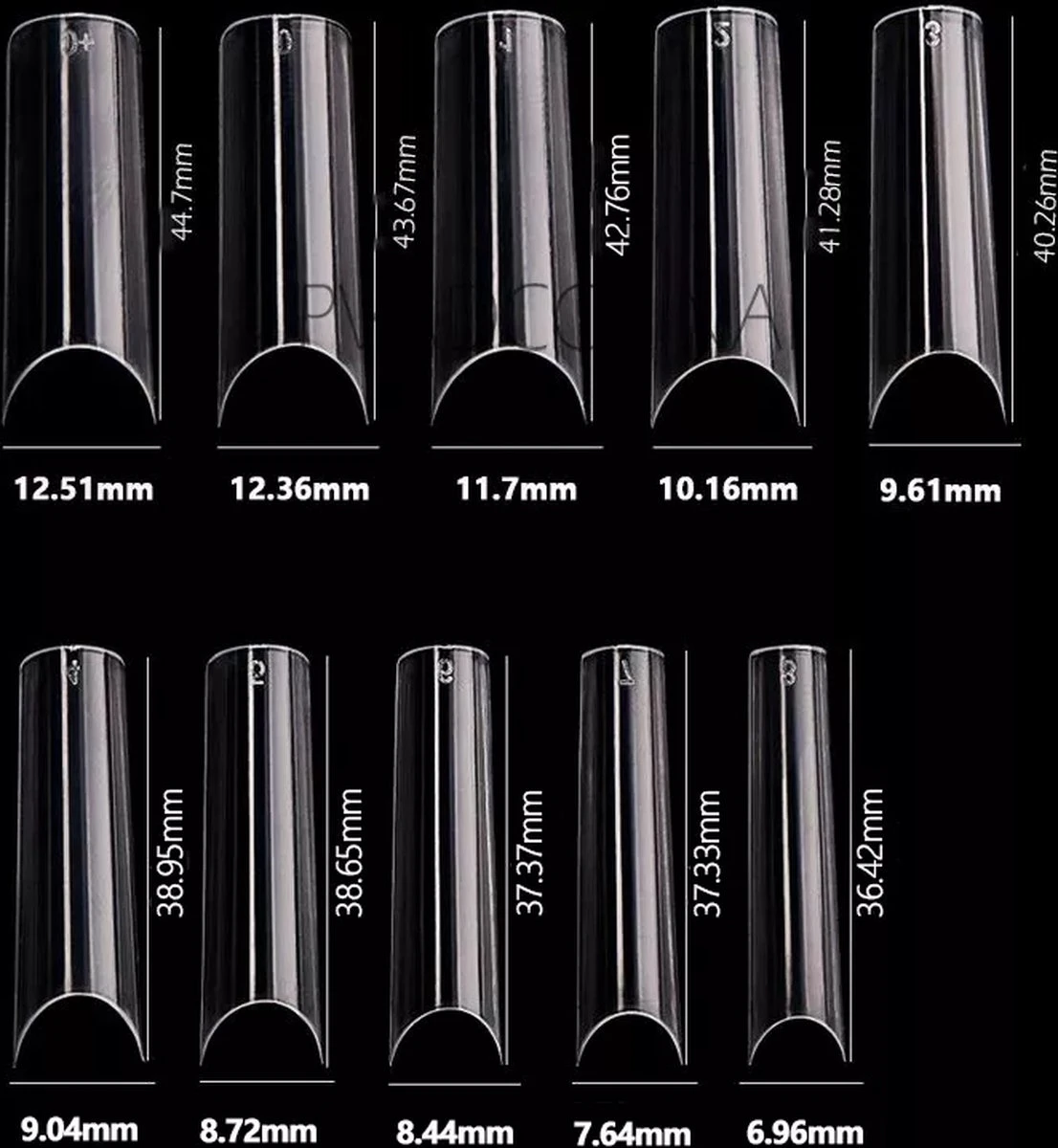 Merkloos Gel Flex 100 Nageltips Met Lijm Transparant XXL Square Half Cover C Nail Tips- French Nail Art Acryl Nagels & Gelnagels -Hoge Kwaliteit- Nagelvijl + Nagellijm 5 Merkloos Gel Flex 100 Nageltips Met Lijm Transparant XXL Square Half Cover C Nail Tips- French Nail Art Acryl Nagels & Gelnagels -Hoge Kwaliteit- Nagelvijl + Nagellijm - Afbeelding 3