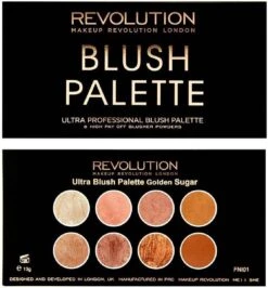 MAKEUP REVOLUTION Ultra Blush Palette Golden Sugar, 13 G -Cosmetische Kortingen Winkel 1114x1200 3