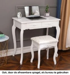 RJRoyal Living Princess Kaptafel Met Spiegel Make Up -Cosmetische Kortingen Winkel 1125x1200 10
