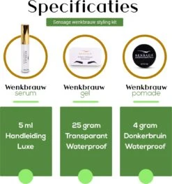 Sensage Wenkbrauwgel Set | Brow Soap | Pomade Donkerbruin | Wenkbrauw Serum | Wenkbrauw Borstel 3 Stuks 15 Sensage Wenkbrauwgel Set | Brow Soap | Pomade Donkerbruin | Wenkbrauw Serum | Wenkbrauw Borstel 3 Stuks -Cosmetische Kortingen Winkel 1126x1200 4