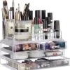 Relaxdays Make-up Organizer - Tweedelig - Cosmetica Opbergdoos - Transparant 2 Relaxdays Make-up Organizer - Tweedelig - Cosmetica Opbergdoos - Transparant -Cosmetische Kortingen Winkel 1129x1200 8