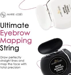 Marie-José & Co Brow Mapping String Set - Zwart & Witte Draad + 10 Vingerbeschermers - Perfect Wenkbrauwen Aftekenen Met Voorgekleurde Draad - Alternatief Voor Wenkbrauwsjablonen -Cosmetische Kortingen Winkel 1137x1200 10