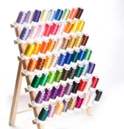 Merkloos Houten Naaigaren Rek - 60 Houders Voor Garen - Voor Naaien & Borduren - Opbergrek Staand - 60 Pinnen - Houder - Organizer - Hout -Cosmetische Kortingen Winkel 1154x1200 25