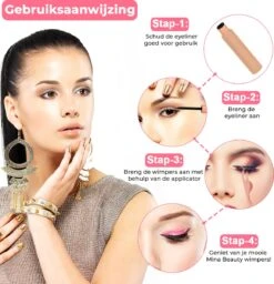 Mina Beauty Magnetische Wimpers – Magnetic Lashes - Wimperset (10 Stuks) Met 2 Magnetische Eyeliners En Een Applicator -Cosmetische Kortingen Winkel 1159x1200 8