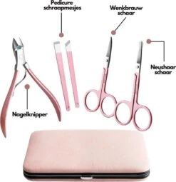 ⭐ATV PERFECTUM Luxe 18-delige - Manicure Set - Met Lederen Opbergetui - Manicureset - Nagelschaartje - Manicuresetje -Cosmetische Kortingen Winkel 1162x1200 25