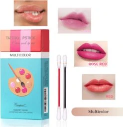 Bellive Tattoo Lipstick Red - Lipstick Dames - Tiktok - Lippenstift Wattenstaafje 20 Stuks - Lipstick Set - Waterproof Lipstick - Lippenstift Langhoudend - Long Lasting Lip Gloss - Multicolor -Cosmetische Kortingen Winkel 1163x1200 3