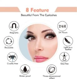 Diamond | M5 Bekend Van TikTok | GRATIS Spiegeldoosje | Magnetische Wimpers Met Eyeliner | Nep Wimpers | Magnetic Eyelashes | HERBRUIKBAAR | CADEAU -Cosmetische Kortingen Winkel 1164x1200 5