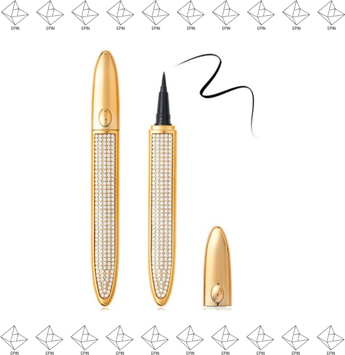 Merkloos EPIN | Magnetische Eyeliner | Voor Magnetische Wimpers | Bruin 3 Merkloos EPIN | Magnetische Eyeliner | Voor Magnetische Wimpers | Bruin