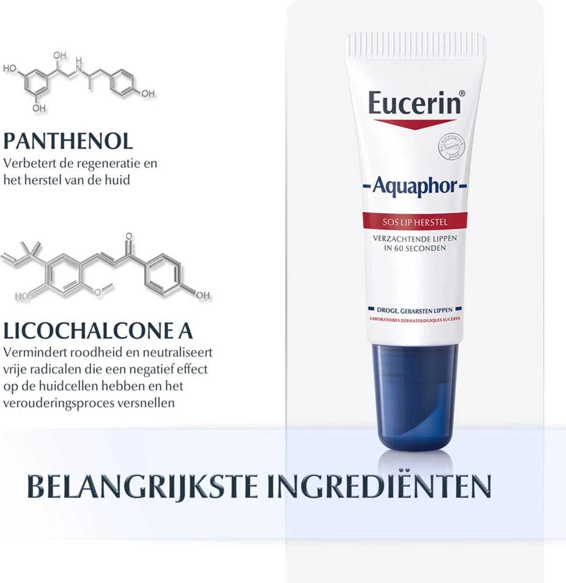 Eucerin Aquaphor SOS Lip Herstel - Lippenbalsem 5 Eucerin Aquaphor SOS Lip Herstel - Lippenbalsem - Afbeelding 3
