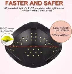 UV Nagel Lamp 168 Watt + 5 Gratis Vijlen - BellaLine - UV Led Nagellamp – Gel Nagel – Nagellak UV – Nageldroger – Salon – Sensor – Gellac - Acryl - Gelnagels – 42 Power Led – Professioneel – Krachtig – Manicure – Extra Lang Snoer - Pink - Pedicure 18 UV Nagel Lamp 168 Watt + 5 Gratis Vijlen - BellaLine - UV Led Nagellamp – Gel Nagel – Nagellak UV – Nageldroger – Salon – Sensor – Gellac - Acryl - Gelnagels – 42 Power Led – Professioneel – Krachtig – Manicure – Extra Lang Snoer - Pink - Pedicure -Cosmetische Kortingen Winkel 1167x1200 9