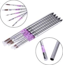 Jumalu Acryl Penseel - Pen - Nageldecoratie - #8 Pink Diamond -Cosmetische Kortingen Winkel 1170x1200 17