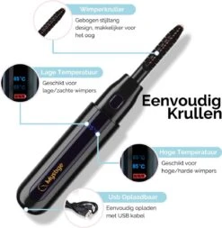 3-Delige Elektrische Wimperkruller Set – Incl. Wimperserum & Wimperborstel – Wimperlifting Set – Lash Lift – Lange, Gekrulde En Volle Wimpers – Eyelash Curler 11 3-Delige Elektrische Wimperkruller Set – Incl. Wimperserum & Wimperborstel – Wimperlifting Set – Lash Lift – Lange, Gekrulde En Volle Wimpers – Eyelash Curler -Cosmetische Kortingen Winkel 1170x1200 20