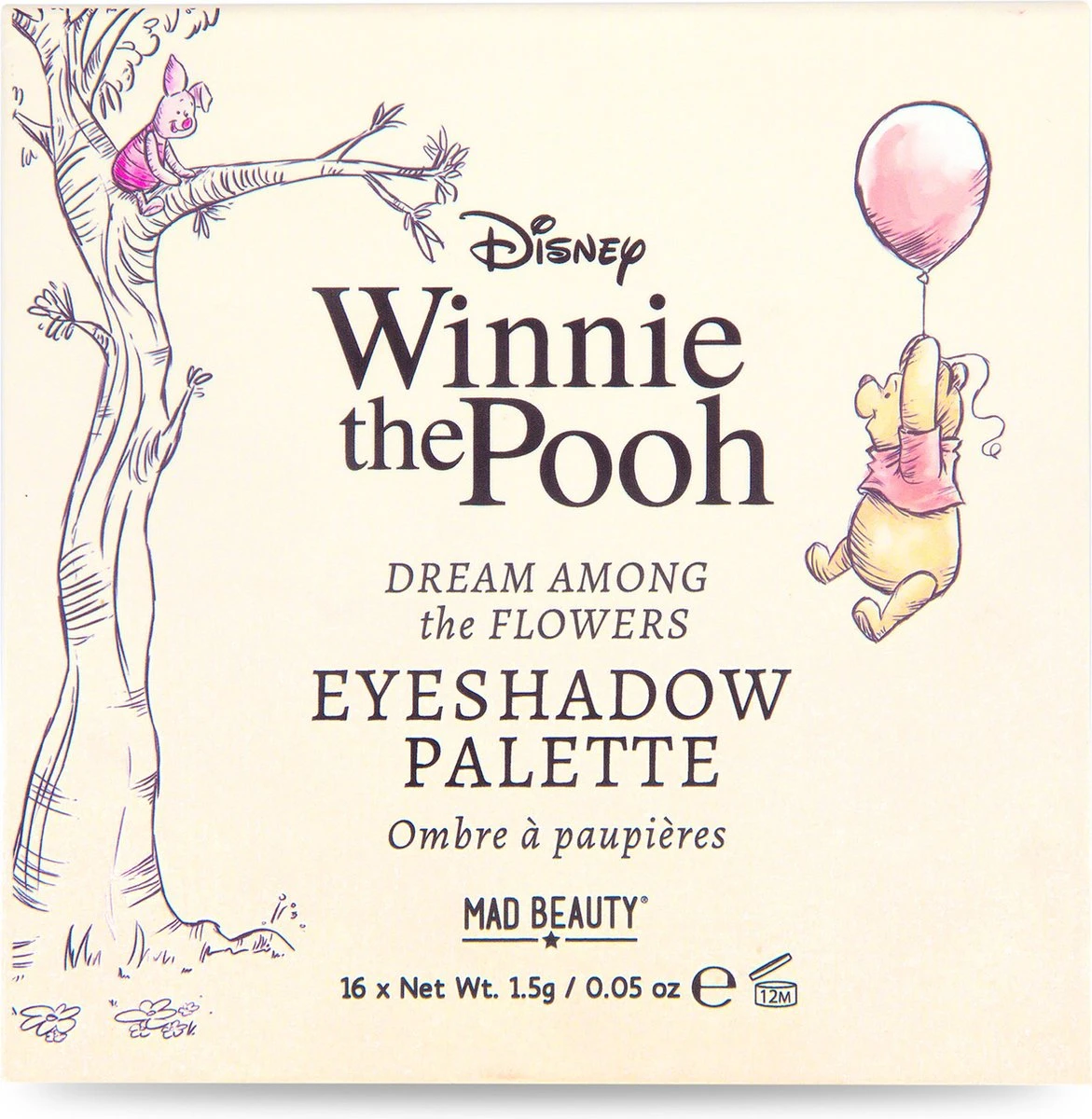 Mad Beauty X Disney - Winnie The Pooh Eyeshadow Palette - Oogschaduw Palette 4 Mad Beauty X Disney - Winnie The Pooh Eyeshadow Palette - Oogschaduw Palette - Afbeelding 2