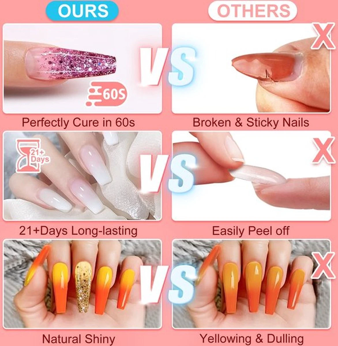 Merkloos Nepnagels - Polygel Set - 8 Kleuren - Nagels Set - Polygel Starter Set - Nagelverlenging Gel Kit - Voor Beginners - Voor DIY Salon Art Nagels 4 Merkloos Nepnagels - Polygel Set - 8 Kleuren - Nagels Set - Polygel Starter Set - Nagelverlenging Gel Kit - Voor Beginners - Voor DIY Salon Art Nagels - Afbeelding 2