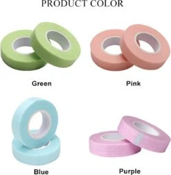 Lashes & More - Wimpertape - Roze/Paars - Wimperextensions - Wimper Tape - Beautytape - Medische Tape - Wimper Tool - Hyperallergeen - Huidvriendelijk – Tape – Non Wooven Tape -Cosmetische Kortingen Winkel 1174x1200 13