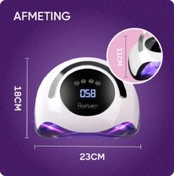 Rostem 120W LED Nageldroger Lamp - UV Lamp - Geschikt Voor Elke Nagel Gellak - 120W -Cosmetische Kortingen Winkel 1180x1200 10