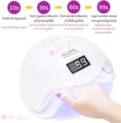 Bella Pure 48W Nageldroger - Vinger- En Teennagels - Bewegingssensor En Timer - 24 LED's -Cosmetische Kortingen Winkel 1180x1200 4