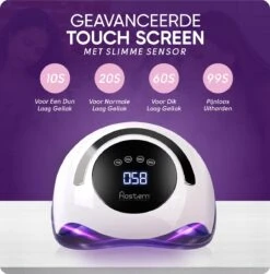 Rostem 120W LED Nageldroger Lamp - UV Lamp - Geschikt Voor Elke Nagel Gellak - 120W -Cosmetische Kortingen Winkel 1180x1200 7