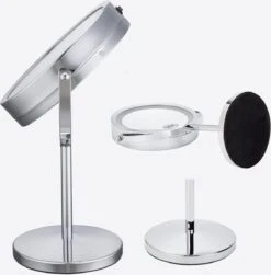 A&K Make Up Spiegel Met Ringverlichting | LED Verlichting | Scheerspiegel - Zilver -Cosmetische Kortingen Winkel 1182x1200 9